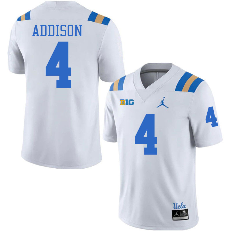 Bryan Addison UCLA Jersey,UCLA Bruins #4 Bryan Addison Jersey Youth College Football Uniforms-White Bryan Addison UCLA Jersey,UCLA Bruins #4 Bryan Addison Jersey Youth College Football Uniforms-White